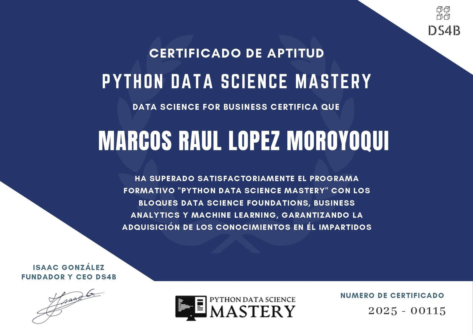 Master en data science